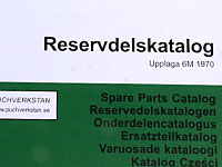 Reservdelskatalog. 6M 1970