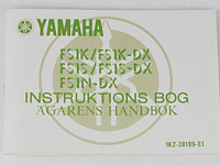 Instruktionsbok fr Yamaha FS1/FS1-DX