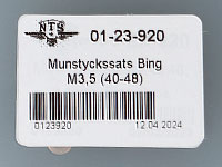 Munstyckssats Bing 3,4mm (40-48)