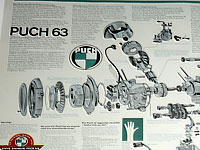 Puch affisch 70x100 cm 1963